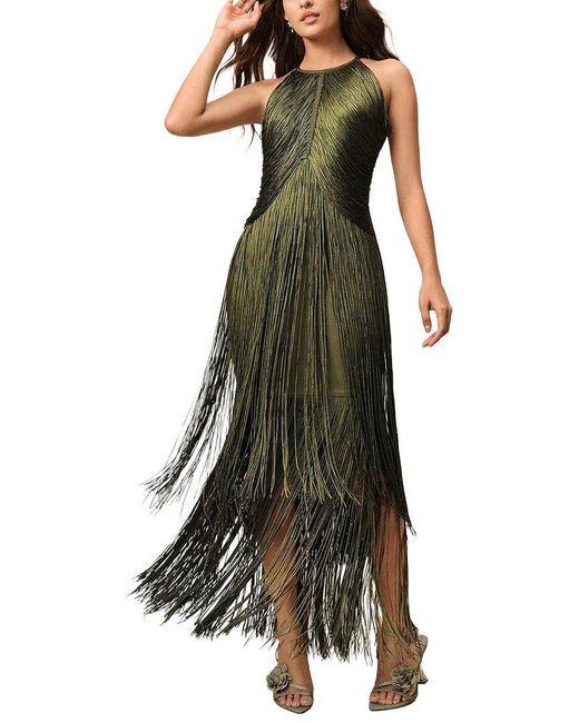 MIRA RICHI Green Maxi Dress