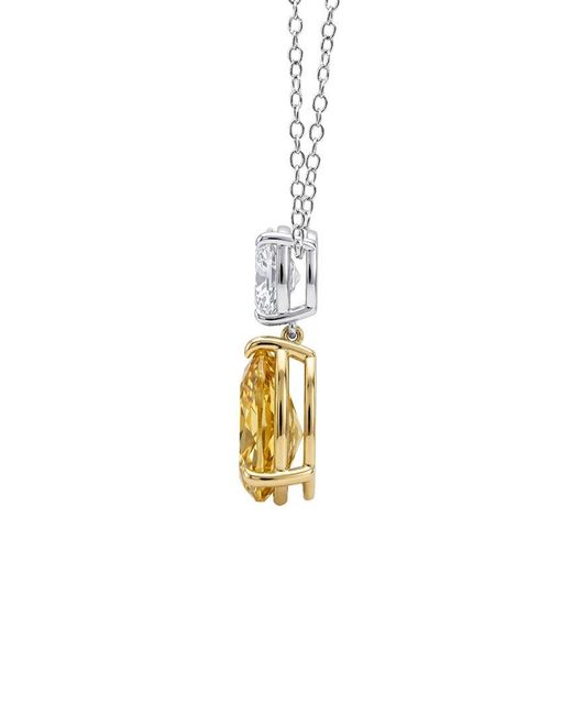 Lab Grown Diamonds Metallic 14K 4.70 Ct. Tw. Lab-Grown Diamond Fashion Pendants
