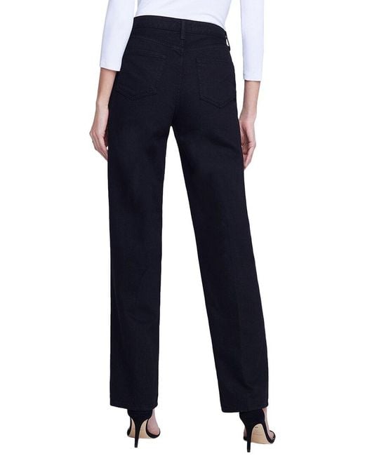 L'Agence Blue Jones Ultra High-Rise Stovepipe Pant