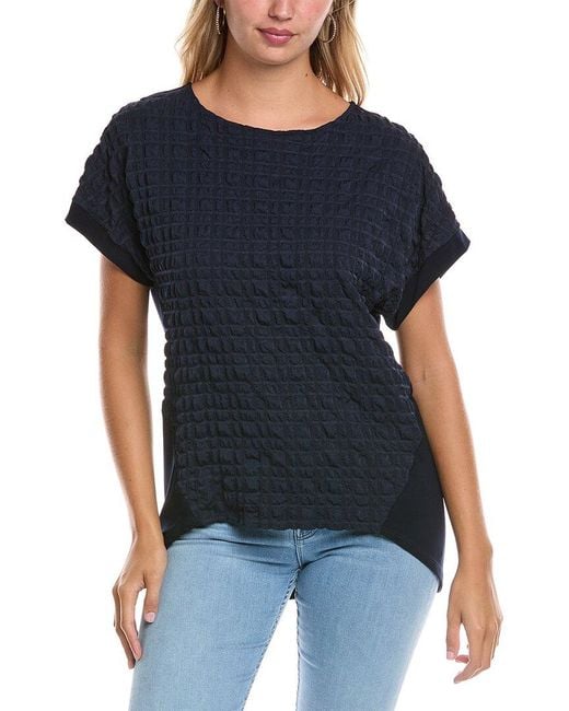 Joseph Ribkoff Black Textured Top