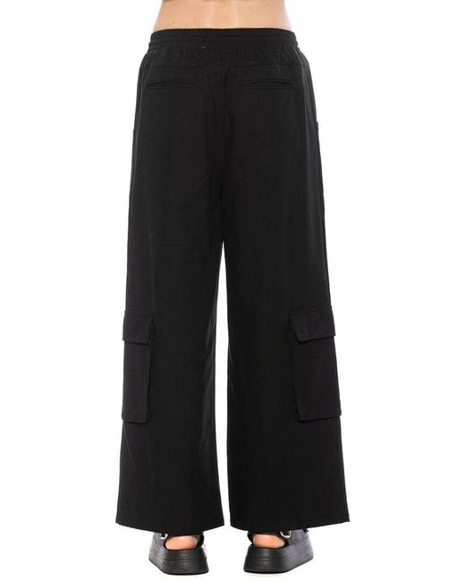 Alexia Admor Black Evren Drawstring Cargo Pant