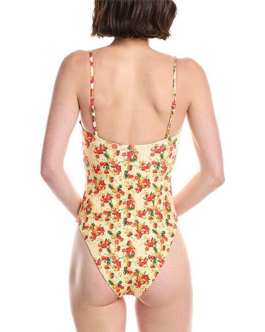 La Porte Orange Brooks One-Piece