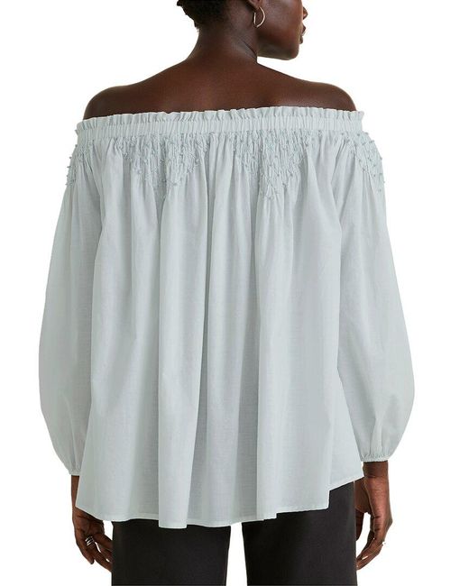 Merlette Gray Marle Blouse