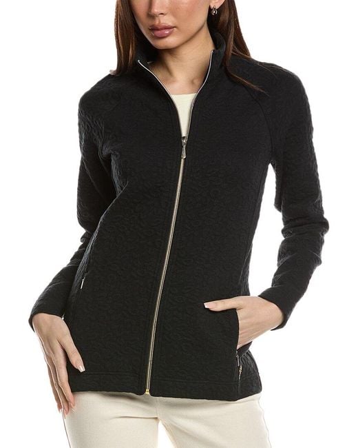 Tommy Bahama Black Aruba Purrfection Full Zip Jacket