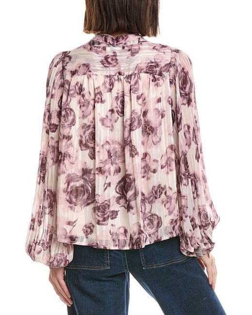 JACQUIE THE LABEL Red Emily Blouse