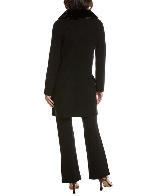 Tahari Black Stitched Jacket