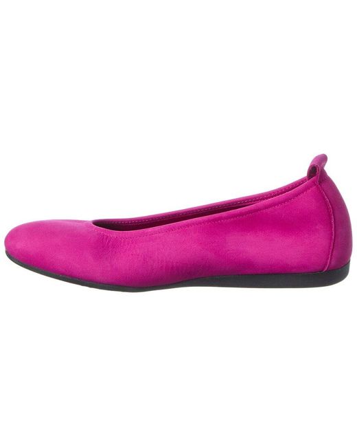 Arche Pink Laius Leather Flat