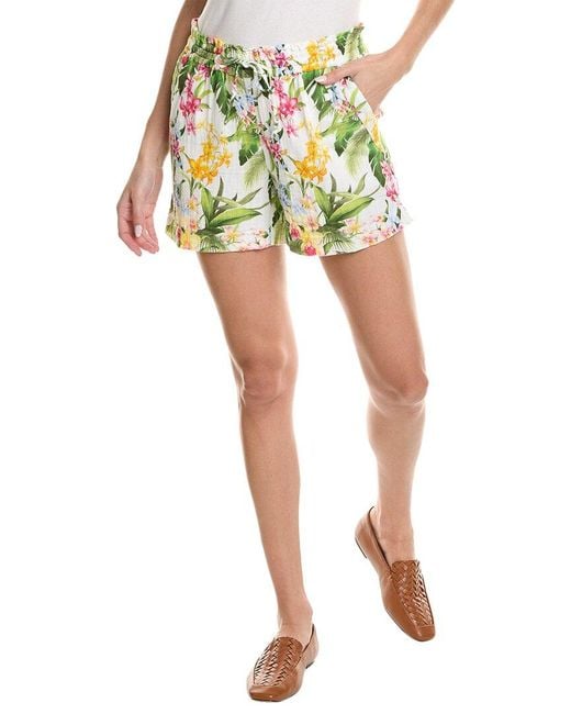 Tommy Bahama Yellow Breezy Blooms Easy Short