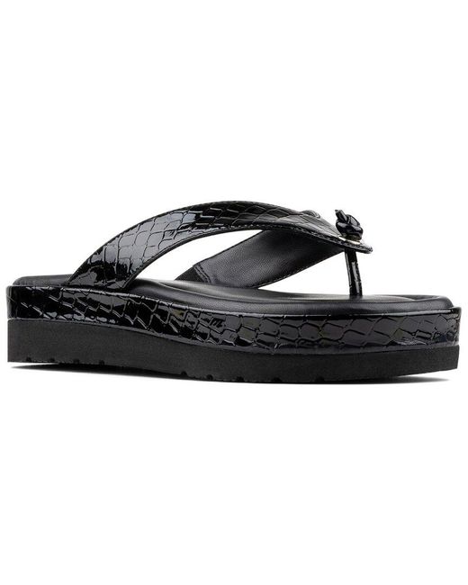 Donald J Pliner Black Lorra Sandal