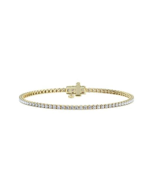 Lab Grown Diamonds White 14K 3.00 Ct. Tw. Lab-Grown Diamond Tennis Bracelet