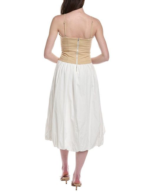 Line & Dot White Anitha Dress