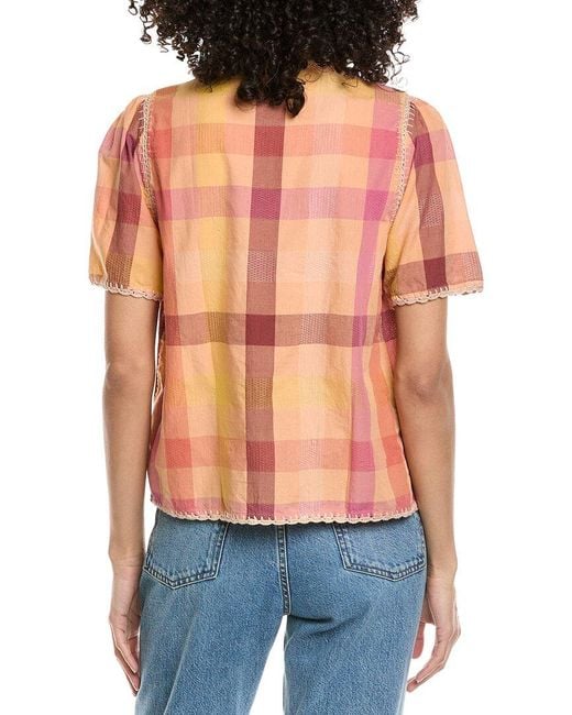 Faherty Brand Blue Margate Top