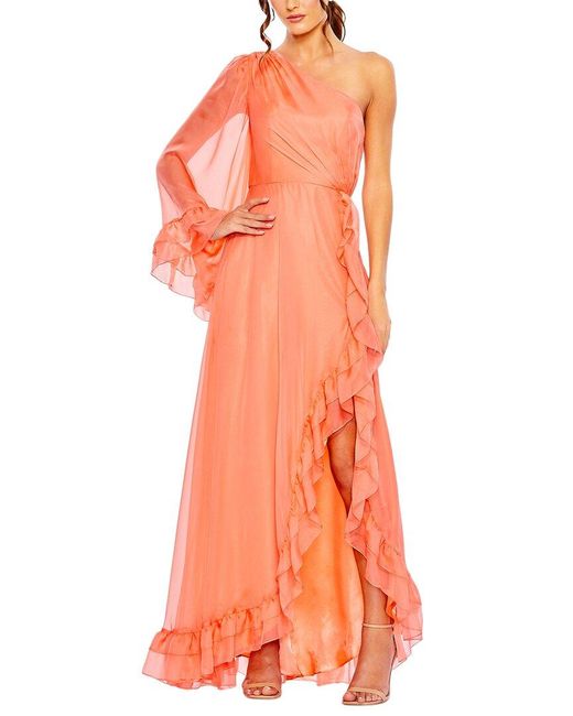 Mac Duggal Orange Gown