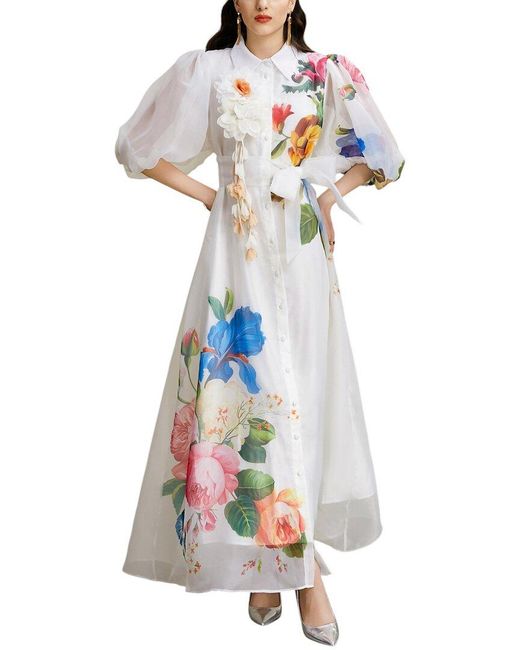 Kaimilan White Maxi Dress