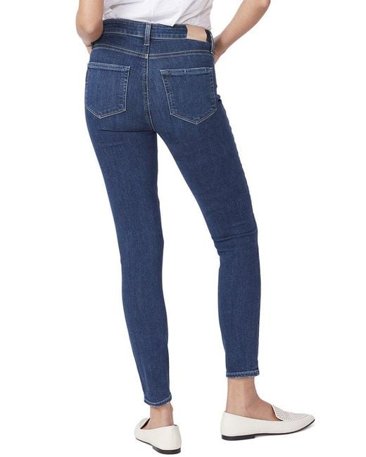 PAIGE Blue Hoxton Ankle Skinny Pant