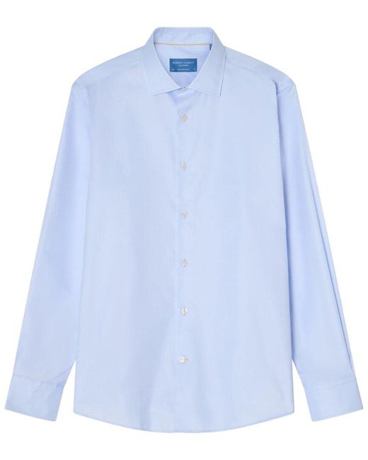 Robert Talbott Blue Reynolds Twill Shirt for men