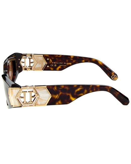 Philipp Plein Brown 52Mm Sunglasses