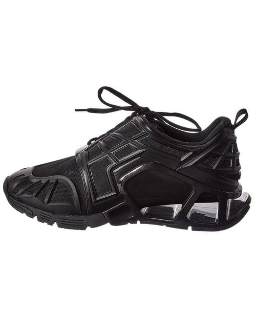 Palm Angels Black Racing Palm Web Sneaker for men