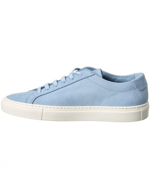 Common Projects Blue Original Achilles Leather Sneaker