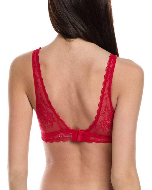 B.tempt'd Red B.temptd By Wacoal No Strings Attached Daywear Bralette