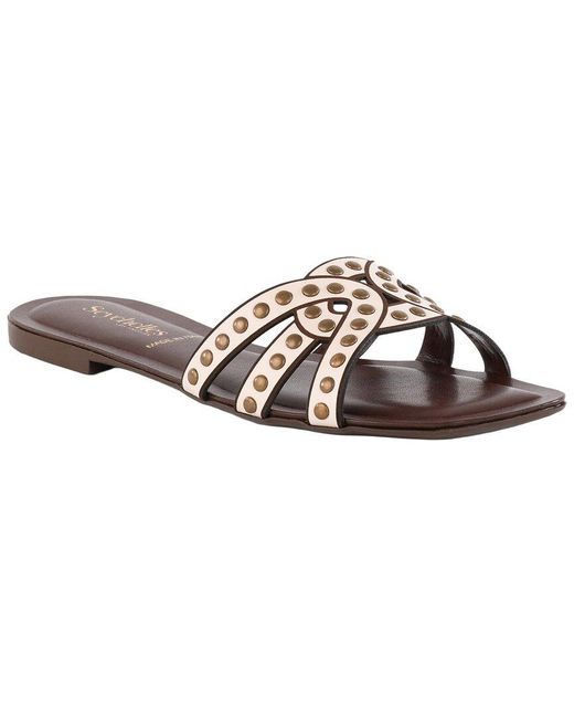 Seychelles Brown Leather Sandal