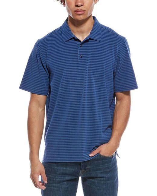Tommy Bahama Blue Bahama Coast Fades Away Islandzone Polo Shirt for men