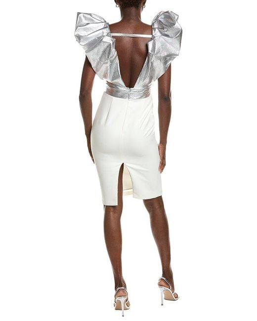 Ronny Kobo White Christy Dress