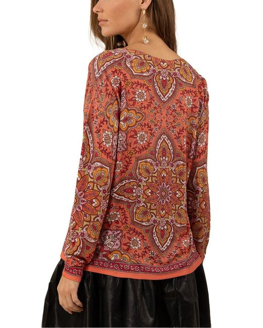 Hale Bob Red Kennedi Top