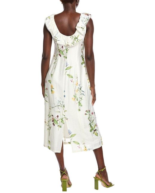 taylor metallic maxi dress $139 Taylor Women's Pink Metallic Sleeveless V-Neck Midi Maxi Dress Size 8