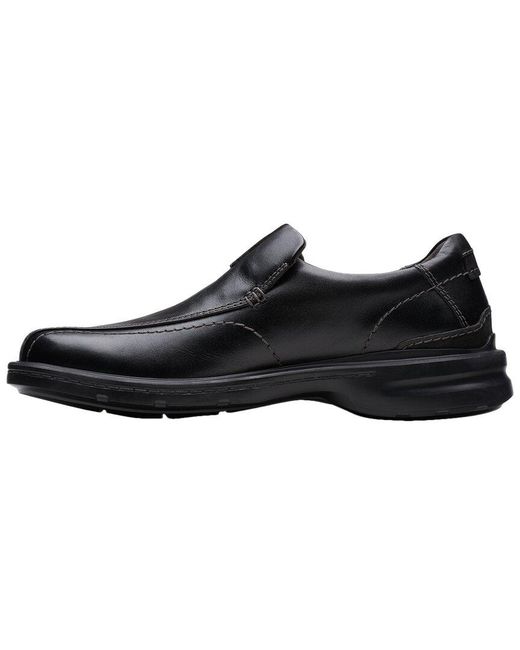 Clarks Black Gessler Step Leather Loafer for men