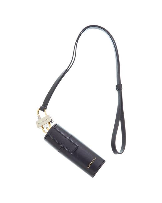 Givenchy White Leather Lipstick Case