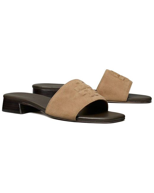 Tory Burch White Everly Leather Sandal