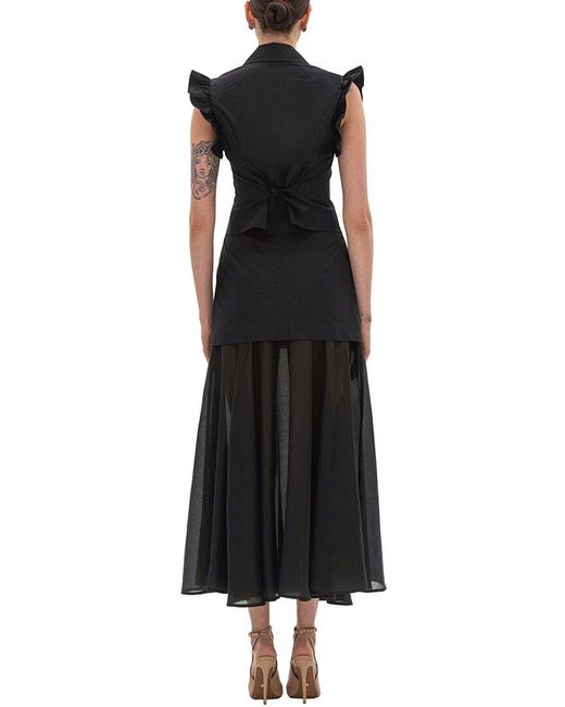 BGL Black 2pc Vest & Skirt Set
