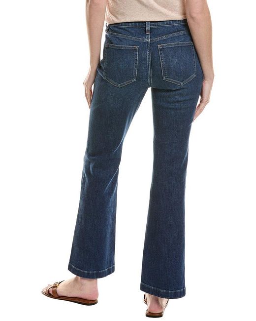 Tommy Bahama Blue Mid-Rise Flare Jean