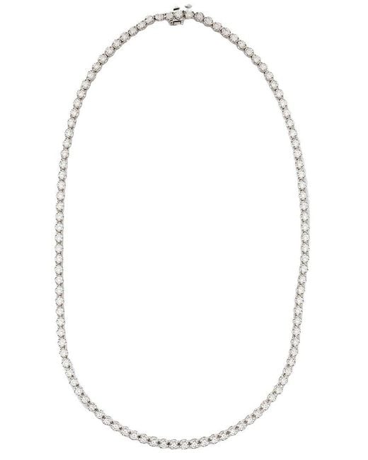 Prince Diamond & Jewelry White 14K 5.65 Ct. Tw. Lab-Grown Diamond Tennis Necklace