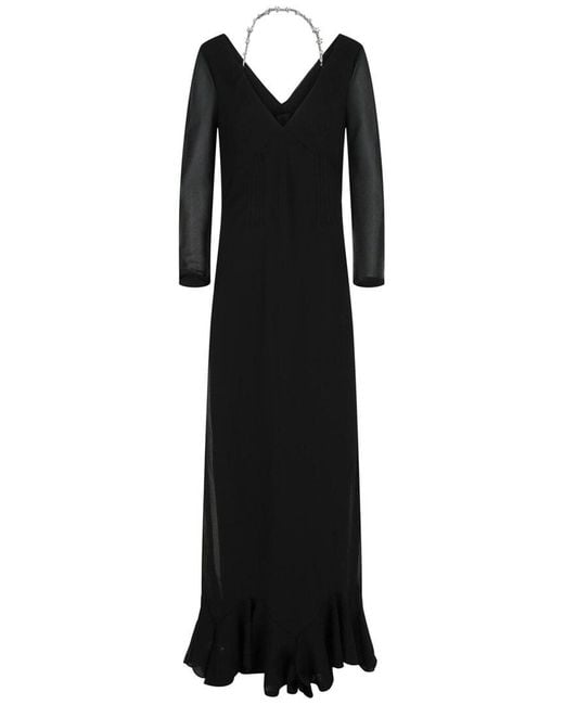 Givenchy Black Off-The-Shoulder Dress