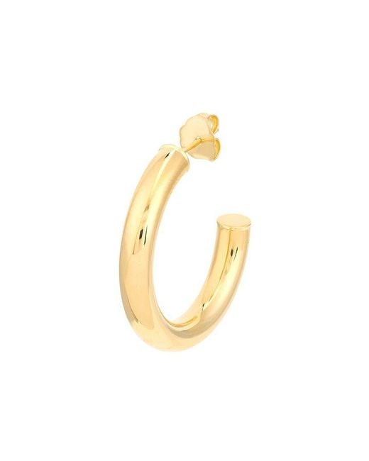 HAWLEY ST Metallic 14K Hoop Earrings