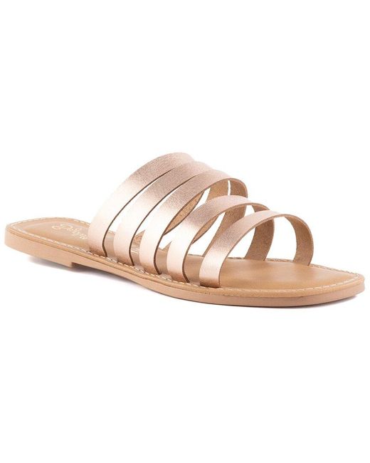 Seychelles Pink Topanga Leather Sandal