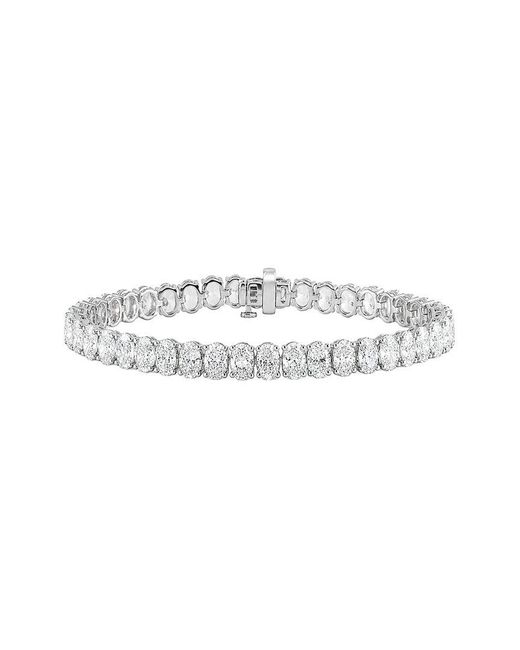 Lab Grown Diamonds White 14K 22.50 Ct. Tw. Lab-Grown Diamond Fashion Bracelet