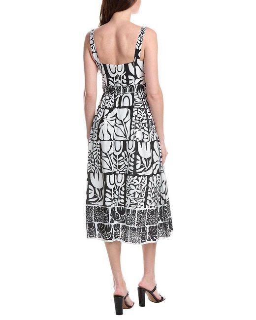 Julia Jordan White Flex Sleeveless Midi Dress