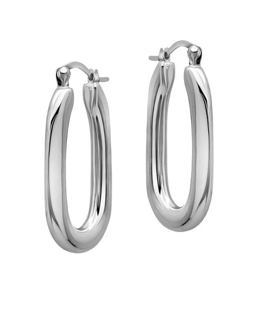 MaxColor White Dangle Earrings