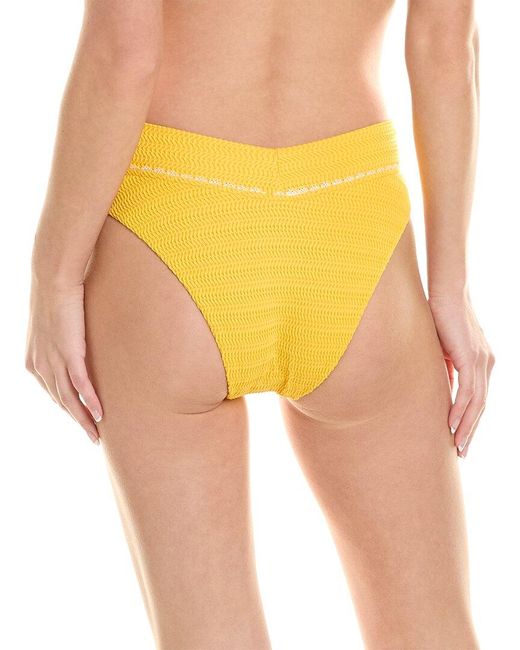 Becca Yellow Tuscany French Cut Bikini Bottom