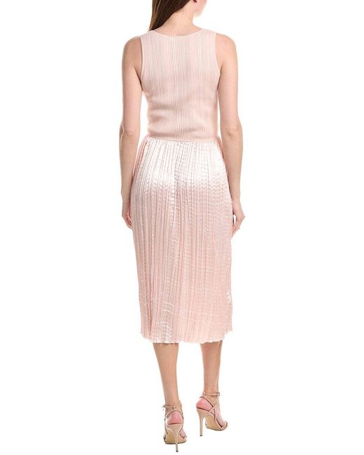 Boss Pink Fernani Midi Dress
