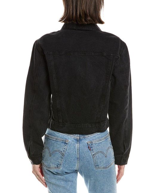 Hudson Black Cinched Waist Jacket
