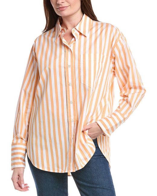 Reiss Natural Emma Stripe Shirt