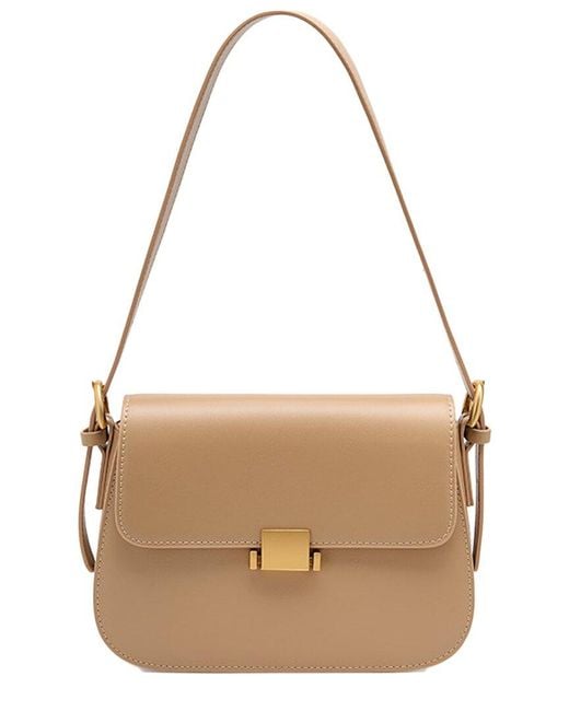 Adele Berto Natural Leather Shoulder Bag