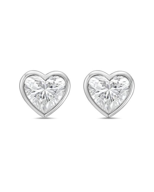 Diana M White Diana M. 14K 2.50 Ct. Tw. Lab-Grown Diamond Stud Earrings