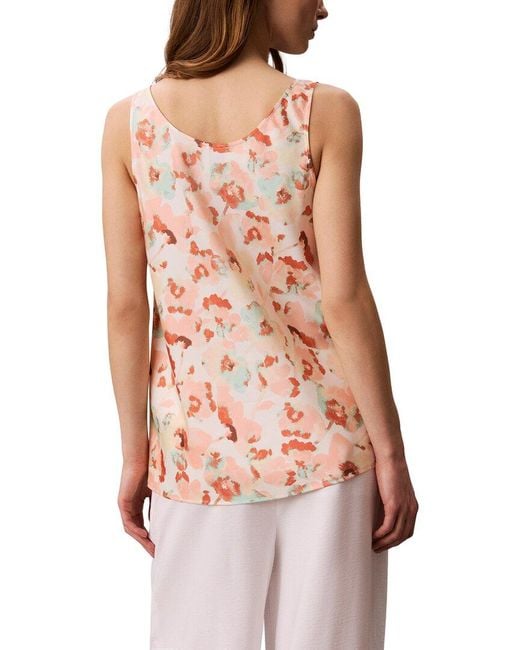 Calvin Klein Multicolor Matte Satin Top
