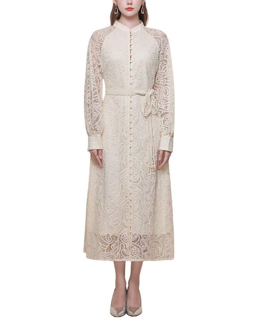 Kaimilan Natural Midi Dress