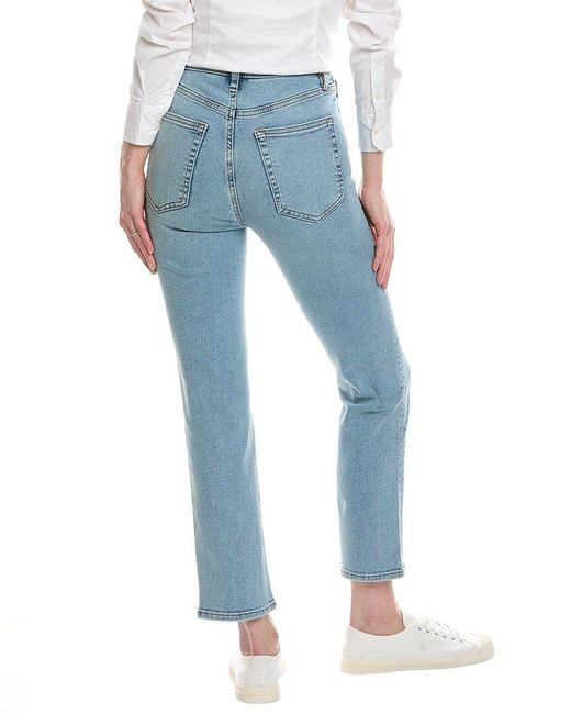 FRAME Blue Frame The Pencil Crop Springs Slim Leg Jean